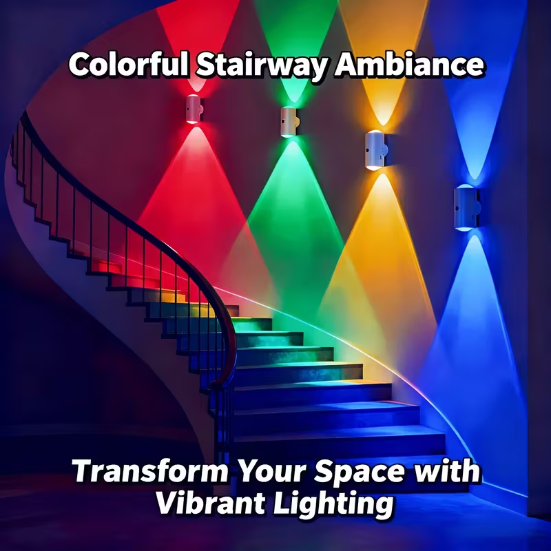 Motion Sensor Light - Lampu Sorot Sensor Gerak Pintar RGB