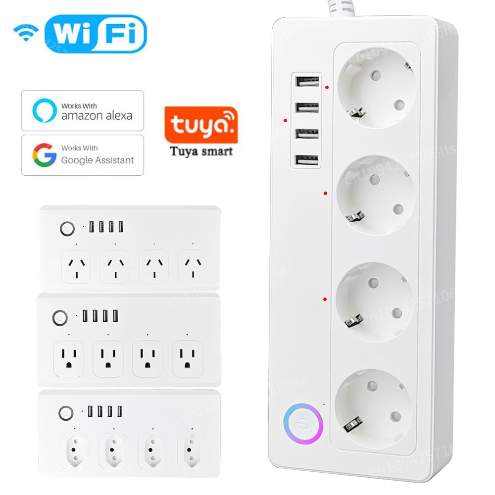 Smart Power Strip - Stop Kontak Listrik Pintar Tuya 10A/16A,