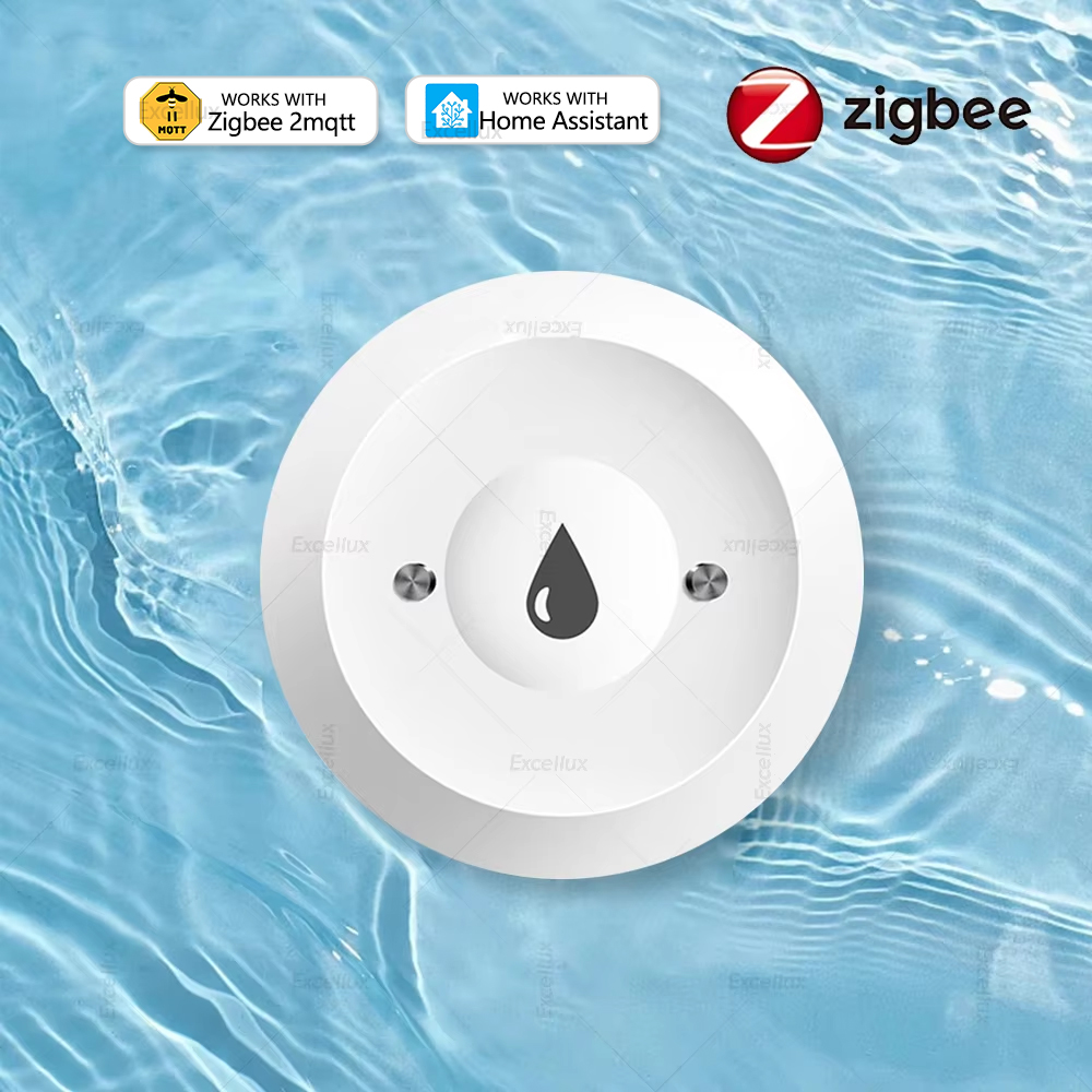 Wifi Water Leak Detector - Zigbee Detektor Air Sensor Kebocoran Alarm