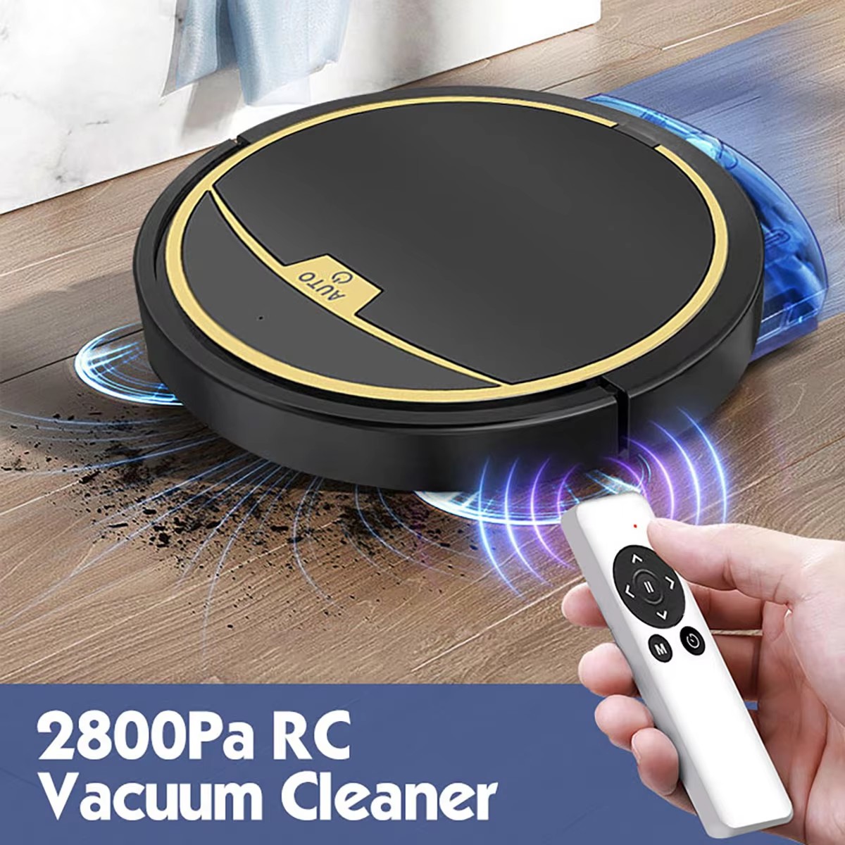 Smart Home Floor Plan - Robot Vacuum Cleaner 2800PA dengan Kontrol