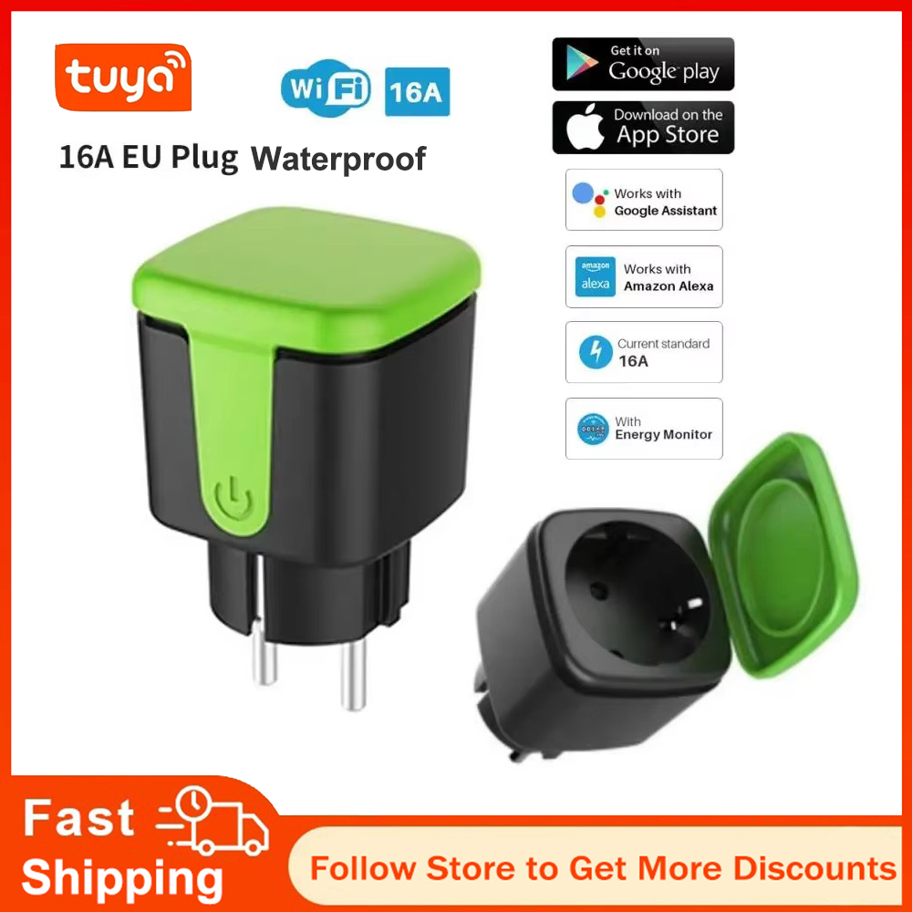 Smart Home Network - Tuya EU 16A WiFi Smart Waterproof