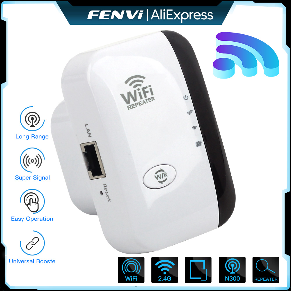 Smart Home Network - FENVI penguat Repeater WiFi nirkabel, penguat