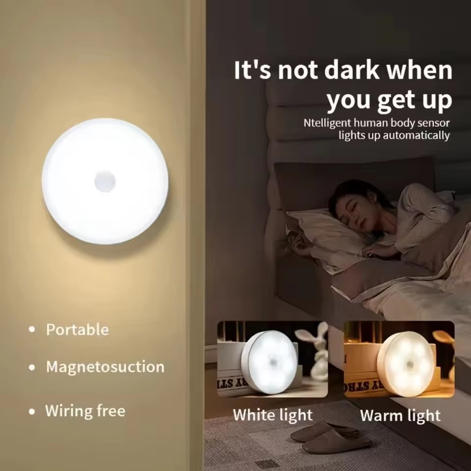 Lampu Malam LED Isi Ulang USB  - Motion Sensor Light ulasan dan harga