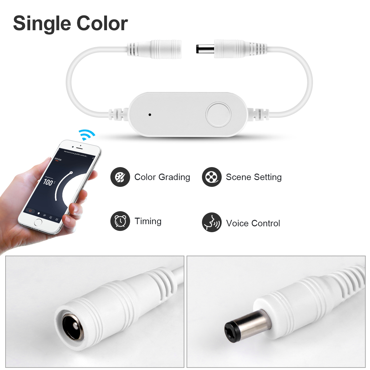 Pengontrol Strip LED RGB, ruma - Smart Power Strip ulasan dan harga