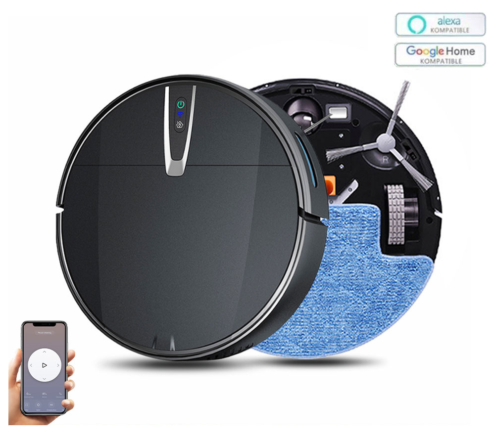 Pembersih Pel Pintar Vakum Rob - Smart Home Floor Plan ulasan dan harga