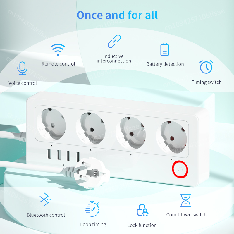 Stop Kontak Listrik Pintar Tuy - Smart Power Strip ulasan dan harga