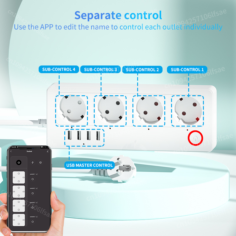 Stop Kontak Listrik Pintar Tuy - Smart Power Strip ulasan dan harga