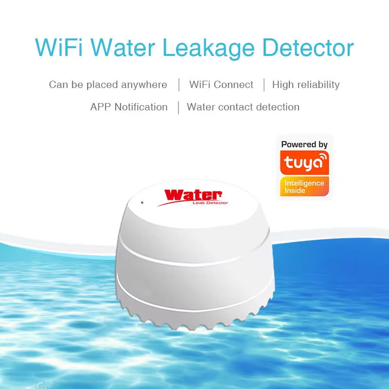 Tuya detektor kebocoran air Wi - Wifi Water Leak Detector ulasan dan harga