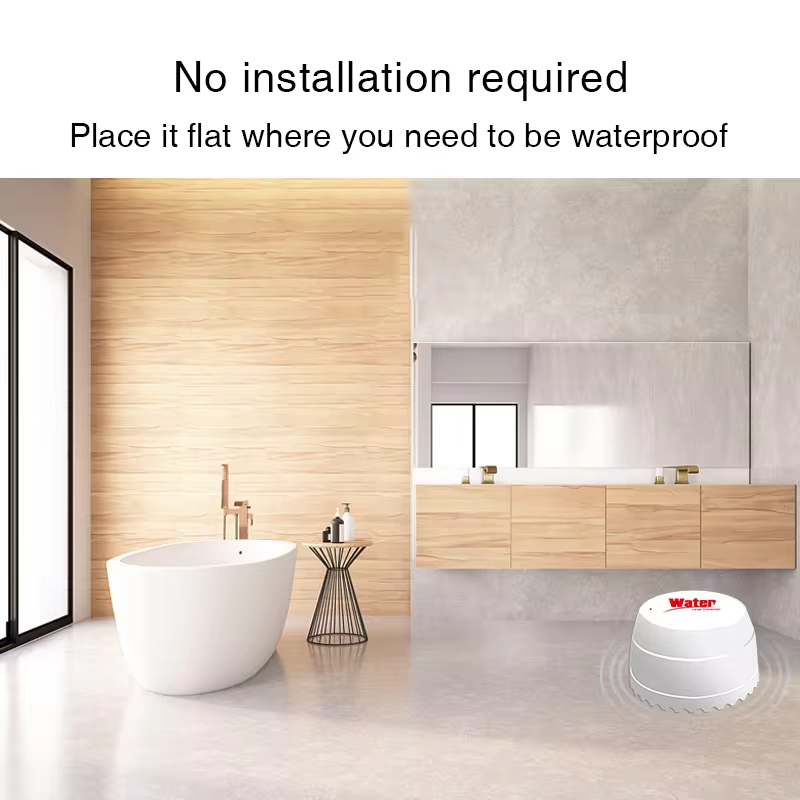Tuya detektor kebocoran air Wi - Wifi Water Leak Detector ulasan dan harga