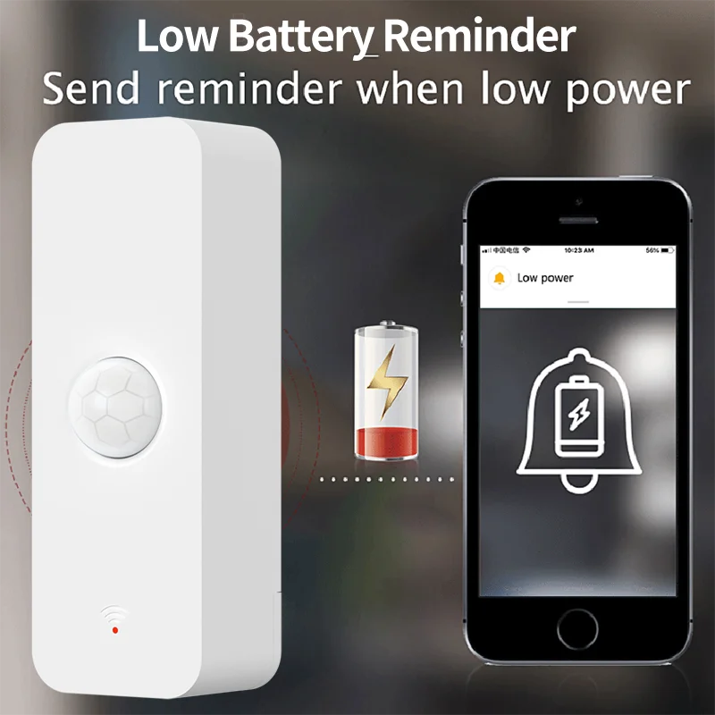 Zigbee PIR Sensor gerak WiFi,  - Smart Home Network ulasan dan harga