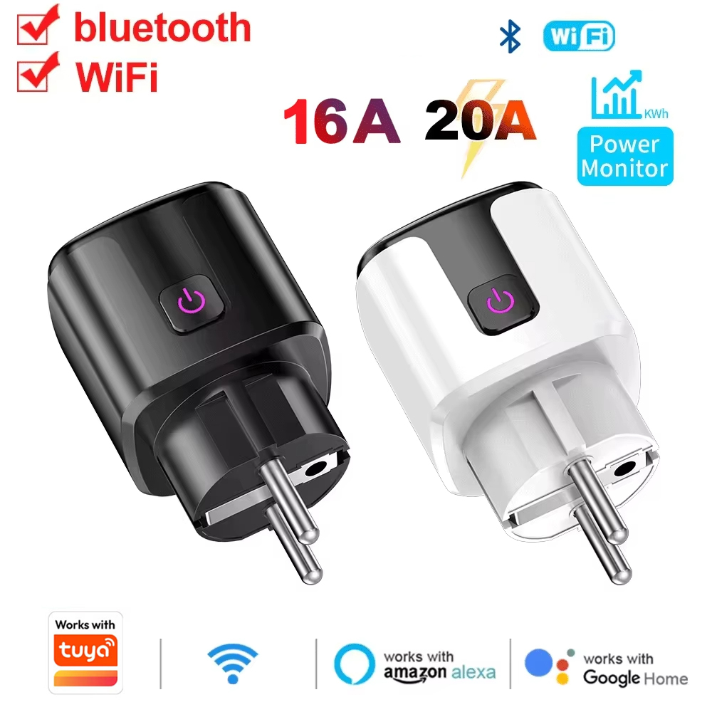 Stop Kontak Pintar WiFi EU, Be - Smart Home Network ulasan dan harga