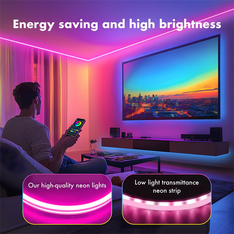 Lampu Strip Neon RGB Pintar ya - Smart Power Strip ulasan dan harga