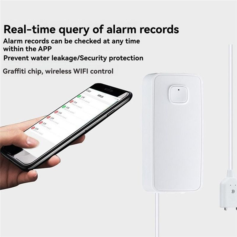 [NEW A09R!】 Tuya Wifi Smart Wa - Wifi Water Leak Detector ulasan dan harga