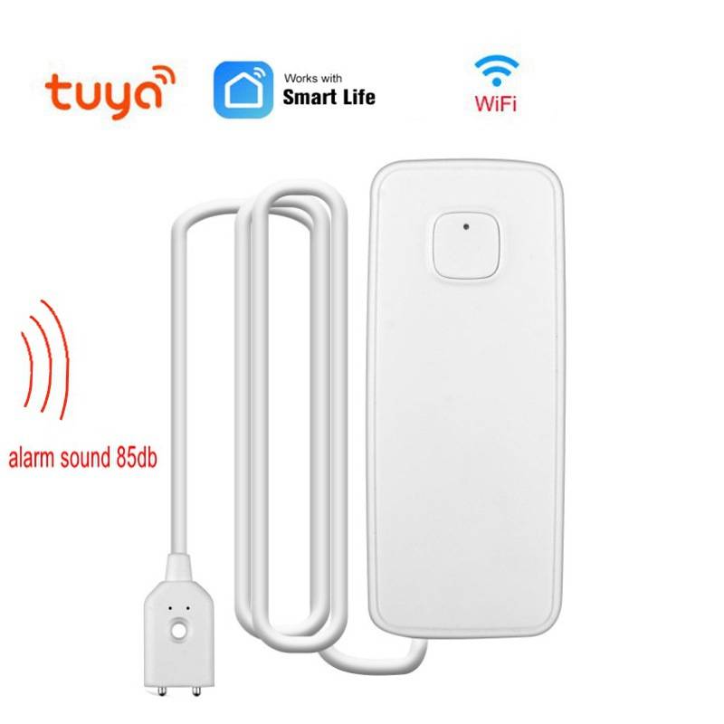 Tuya Remote Monitor Sensor keb - Wifi Water Leak Detector ulasan dan harga