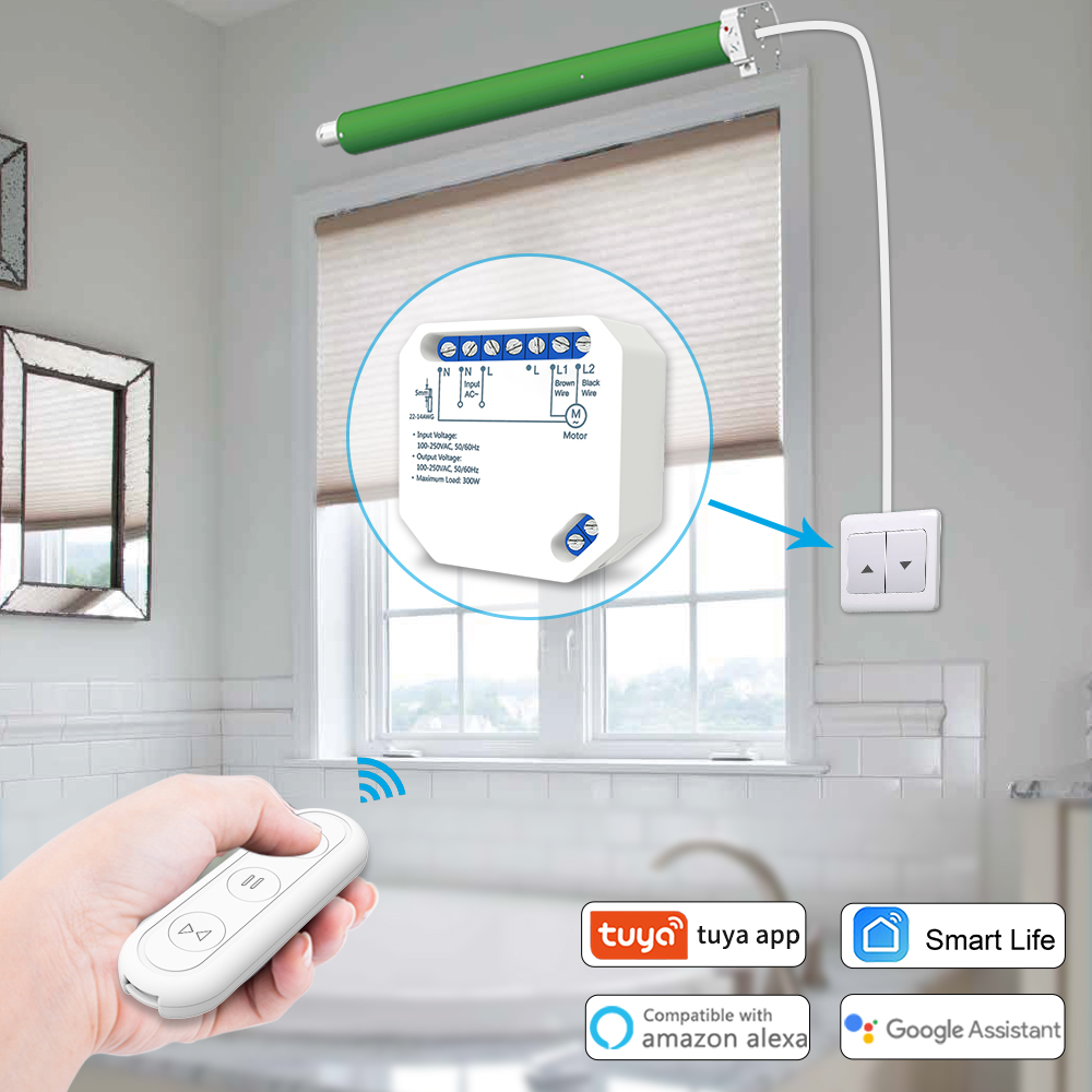 Tuya Modul Sakelar Tirai Hidup - Universal Remote Smart Home ulasan dan harga