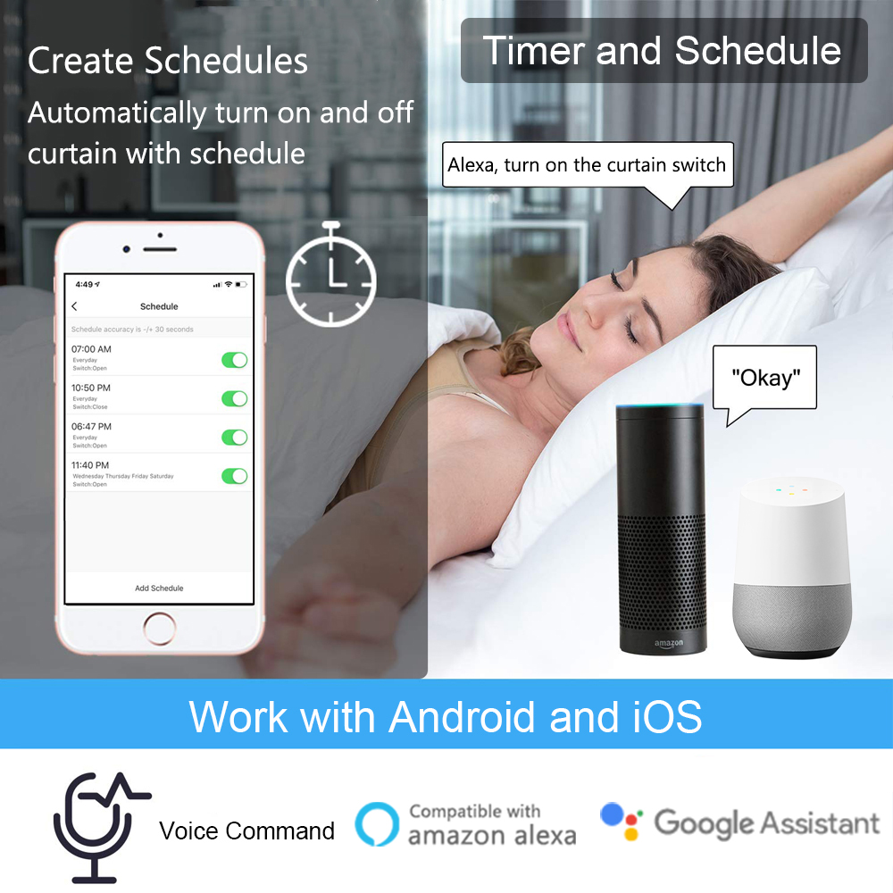 Tuya Modul Sakelar Tirai Hidup - Universal Remote Smart Home ulasan dan harga