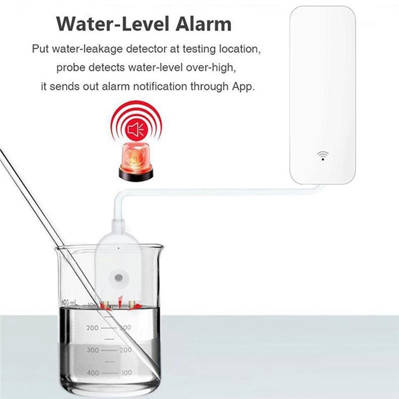 Sensor Kebocoran Air Pintar WI - Wifi Water Leak Detector ulasan dan harga