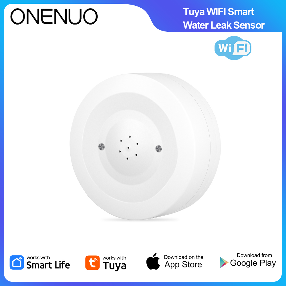 ONENUO WiFi Tuya Sensor Keboco - Wifi Water Leak Detector ulasan dan harga