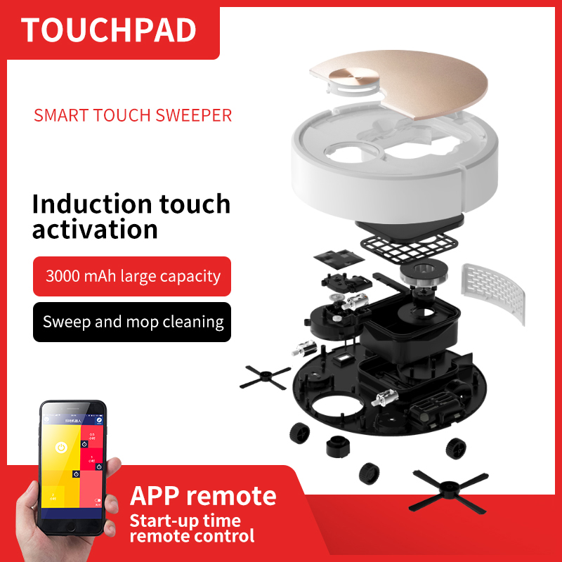 ES06 Robot penyapu penyedot de - Smart Home Floor Plan ulasan dan harga