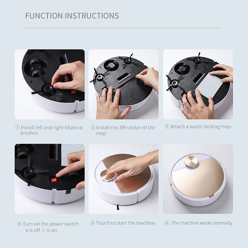ES06 Robot penyapu penyedot de - Smart Home Floor Plan ulasan dan harga