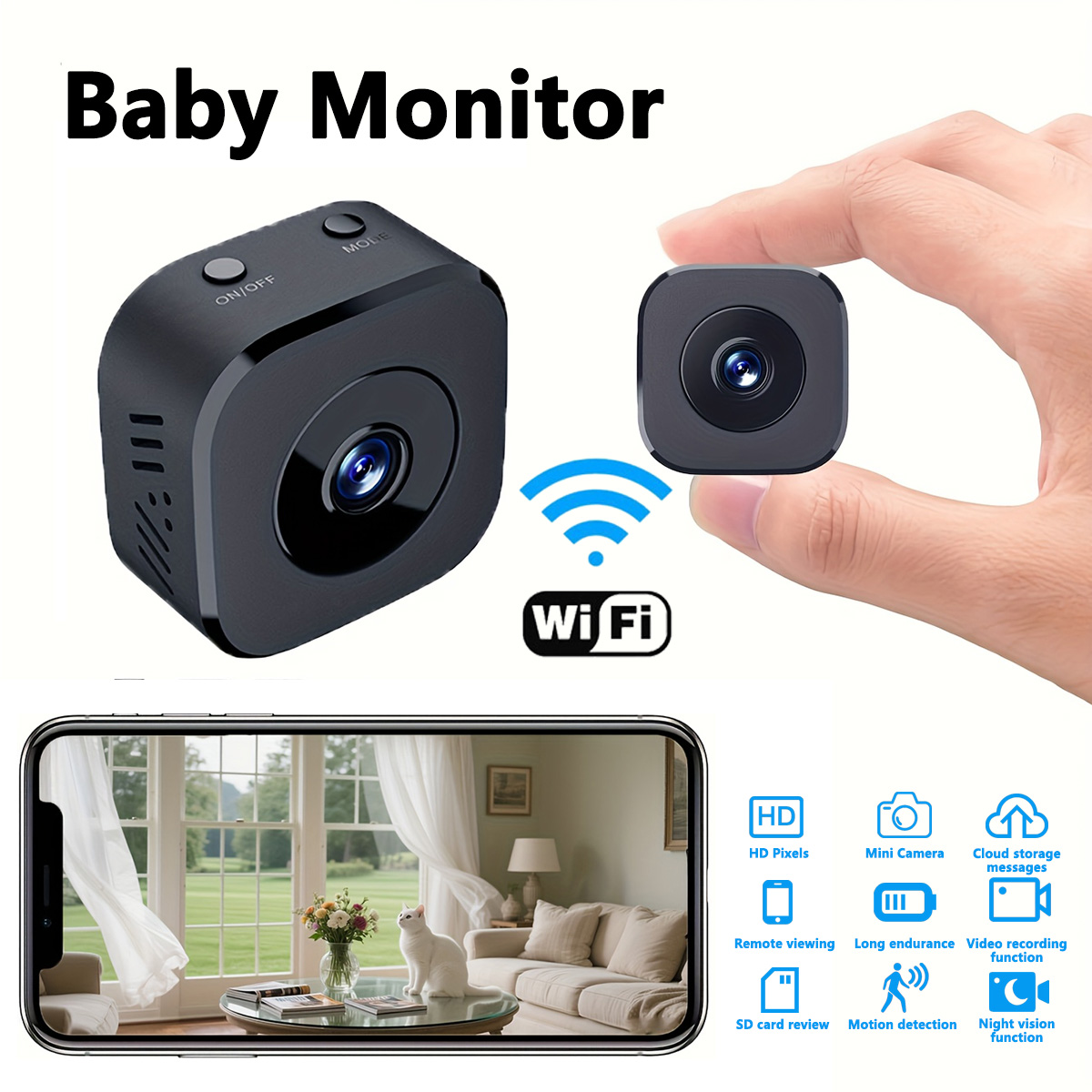Kamera WiFi Mini HD 1080P Peng - Security Ip Camera ulasan dan harga