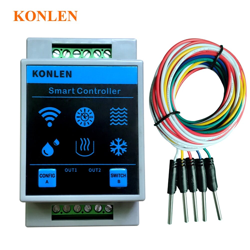 KONLEN Tuya Sensor ketinggian  - Wifi Water Leak Detector ulasan dan harga