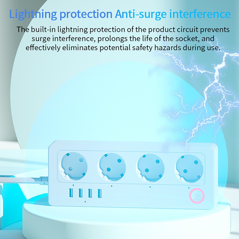 Stop Kontak Pintar WiFi ZigBee - Smart Power Strip ulasan dan harga