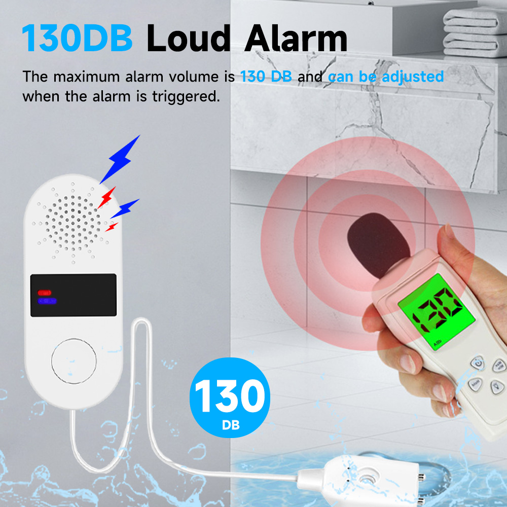 Tuya detektor kebocoran air Wi - Wifi Water Leak Detector ulasan dan harga