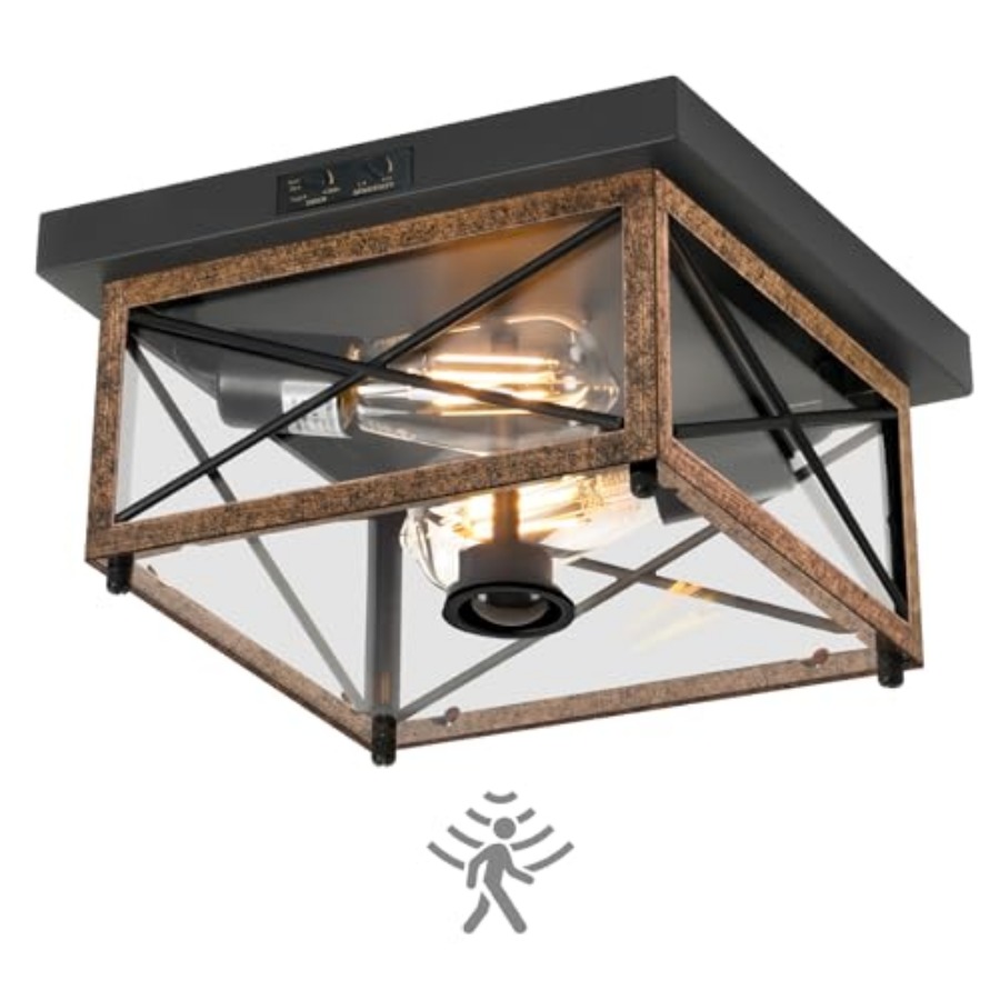 Lampu Plafon Luar Ruangan deng - Motion Sensor Light ulasan dan harga