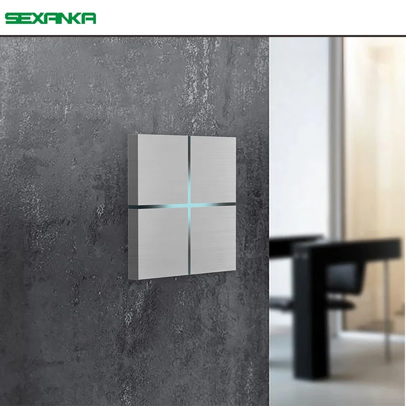 Saklar Dimmer Sentuh Dinding 4 - Smart Home Knx System ulasan dan harga