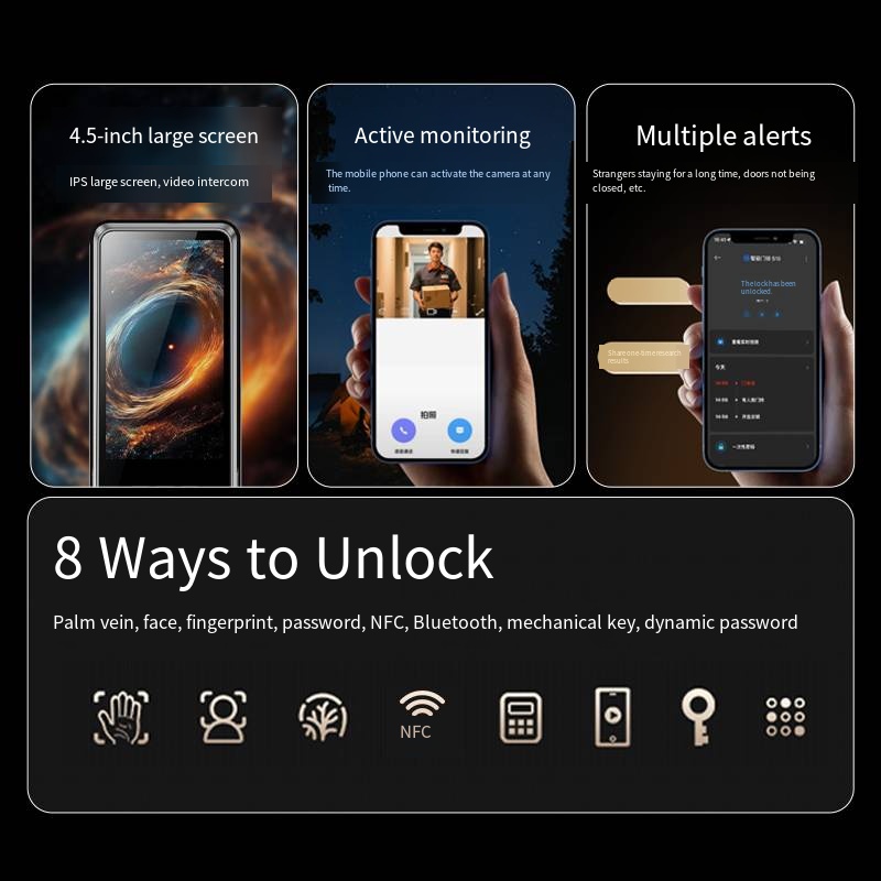 Kunci Pintar Digital Elektroni - Smart Home Xiaomi ulasan dan harga
