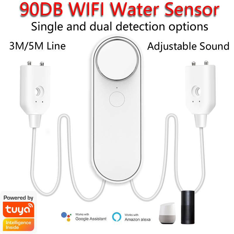 Detektor kebocoran air WiFi, 3 - Wifi Water Leak Detector ulasan dan harga