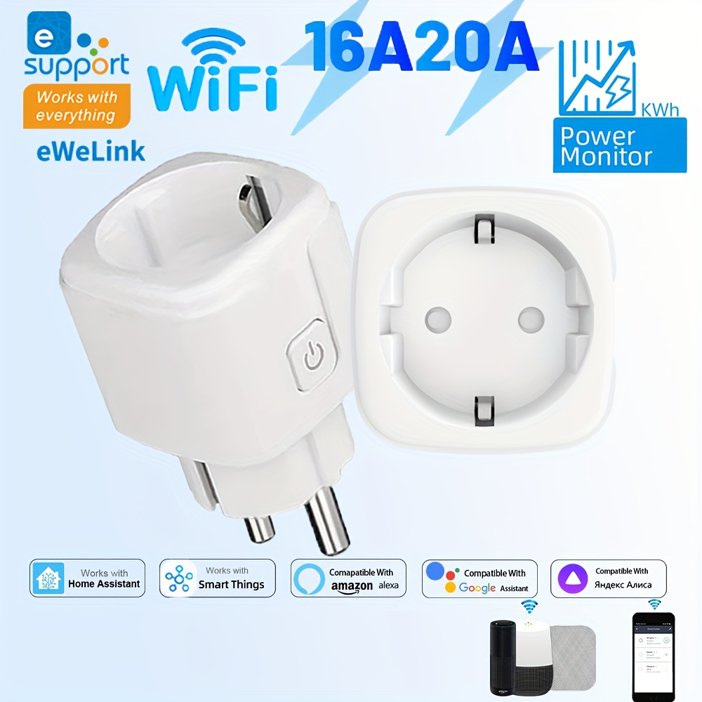 EWeLink Smart WiFi Socket EU R - Smart Home Network ulasan dan harga
