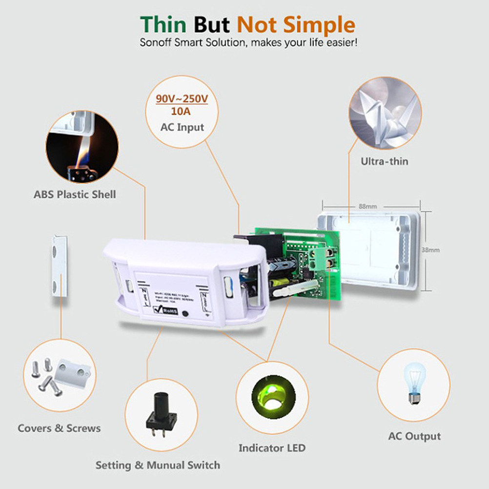 1 buah Sakelar Rumah Pintar Wi - Universal Remote Smart Home ulasan dan harga