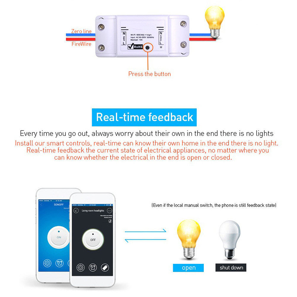1 buah Sakelar Rumah Pintar Wi - Universal Remote Smart Home ulasan dan harga