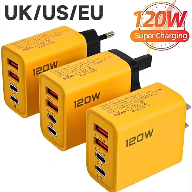 Pengisi Daya Cepat 120W 4-Port - Smart Home Xiaomi ulasan dan harga
