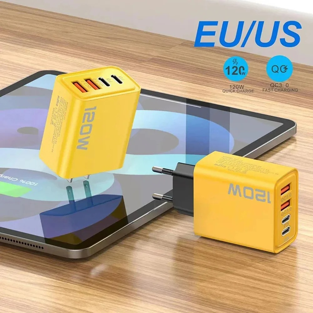 Pengisi Daya Cepat 120W 4-Port - Smart Home Xiaomi ulasan dan harga